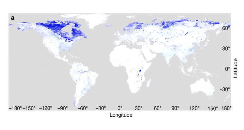 Global water dynamics map